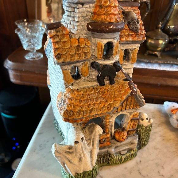 Vintage Partylite old haunted house tea light, Halloween. Decor - Picture 8 of 11